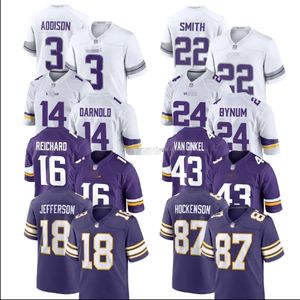 2025 classiche maglie da <span class=keywords><strong>uomo</strong></span> <span class=keywords><strong>viola</strong></span> vichinghi da squadra camicie personalizzate da Football americano cucite ricamate all'ingrosso - Product Image 1