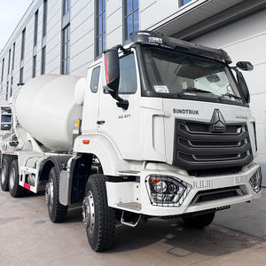 Camion malaxeur à béton Sinotruk Howo Nx 371Hp 8X4 12Cbm avec pompe, camion de transport de ciment, directement de l'usine - Product Image 4