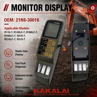 Panel de Pantalla KAKALAI 21N8-30016 para Excavadora Hyundai R210-7 R225LC-7 R450LC-7, Repuestos