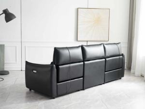 โซฟาปรับเอนสามที่นั่งแบบโมเดิร์นสุดหรูหุ้มด้วยหนังแท้ พร้อมฟังก์ชั่นนวดและระบบทำความเย็นแบบปรับไฟฟ้า - Product Image 6