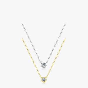 Collar de Plata de Ley S925 con Diseño de Circonitas Incrustadas, Joyería de Lujo, Elegante y Romántica - Product Image 2