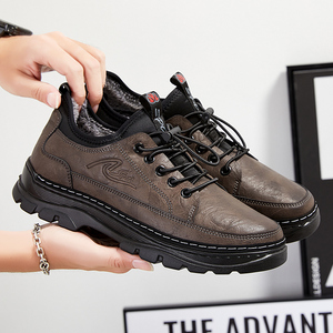 Lightweight Breathable Mesh Cloth Men's Casual Sneakers Comfortable Soft Shock Elevator Lazy Shoes Platform Lace-up - Product Image 1