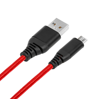 Cables de carga rápida Micro USB para Android, nailon, Compatible con Samsung Galaxy S6,J7 Edge Note 5, Material de nailon duradero