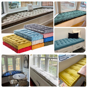 El-dikili Ruffles & kapitone doku ile romantik fransız kadife koltuk tezgah minderi - Product Image 4