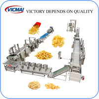 Línea de Procesamiento de Papas Fritas Congeladas Totalmente Automática para Fábrica de Papas