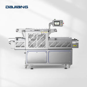 DAJIANG 1A200 Sistema de Brazo Continuo de Alta Velocidad, Máquina Automática Eléctrica para Envasado de Alimentos con Calor, Selladora de Bandejas con Film MAP, PLC de Alto Rendimiento - Product Image 1