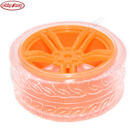 # CKX8721 Rueda de goma TT neumático de motor 65*27mm Naranja