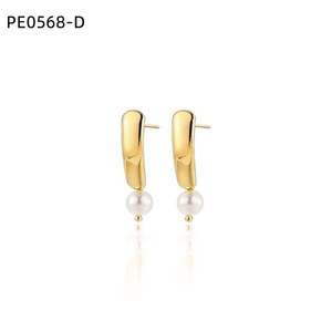 ต่างหูแฟชั่น DE PERLAS PE0568 สำหรับผู้หญิง เครื่องประดับคุณภาพสูง - Product Image 1