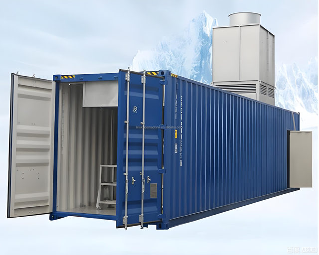 Ice Block Making Machine Industrial Fish Ice Block Machine Plant Containerized