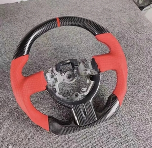Volante de Coche de Fibra de Carbono y Cuero Perforado para GR A90 A91 MKV 5 4 2019-2025, Deportivo de Carreras - Product Image 4