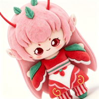 OEM ODM Poupée en peluche anime personnalisée, personnage de dessin animé sur mesure, jouet en peluche, mascotte personnalisée pour la promotion, coton écologique