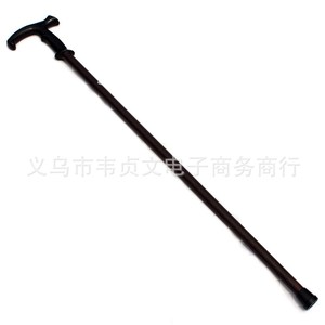 Bastón Telescópico con Eje de Metal y Punta de Goma Antideslizante, Bastón de Senderismo de Estilo Simple de Una Sola Sección - Product Image 4