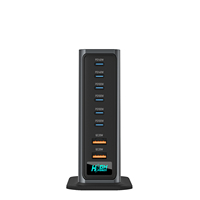 Chargeur GaN 720W QC PD 140W 100W de haute qualité 6C2A, station de charge portable multiport Type C pour tous les ordinateurs portables Apple Android