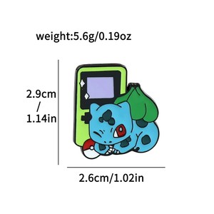 Insigne de commémoration Anime activité personnalisée en alliage de Zinc émail broche Pokemoned broches Badges - Product Image 2