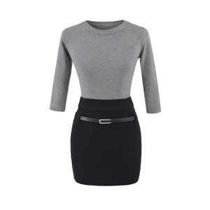 Spring Long Sleeve <b>Sweater</b> and Dress <b>Set</b> - Product Image 3