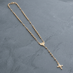 Rosaries Religious Catholic Sharosky San Judastadeo Necklace Guadalupe Virgin Rosary Gold <b>Chains</b> Gold Filled Jewelry Oro Joyeria - Product Image 3