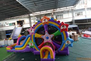 Toboggan aquatique gonflable Lilytoys château sautant et toboggan de piscine videur de toboggan aquatique gonflable commercial - Product Image 2