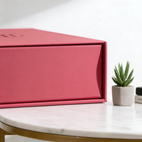 Boîte en carton rigide magnétique avec logo personnalisé haut de gamme écologique, laminage mat, recyclable, produits ménagers, cadeaux alimentaires