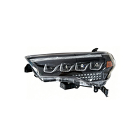 Phare LED pour Toyota 4Runner 14-24 avec clignotant séquentiel, animation dynamique au démarrage, effet d'éclairage ciel étoilé