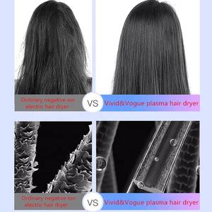 ไดร์เป่าผมอัตโนมัติ <span class=keywords><strong>Vivid</strong></span> <span class=keywords><strong>Vogue</strong></span> 2 in 1 ความเร็วสูง พร้อมที่ม้วนผม 12 โหมดเป่าผม ไดร์เป่าผมพลังสูง ไอออนบวกและไอออนลบ - Product Image 6