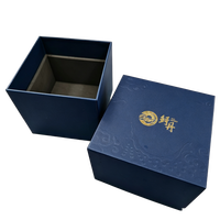 Emballage en carton doré de qualité supérieure, estampage à chaud en or UV, flacon de parfum pour Cologne, montre, coffret cadeau beauté