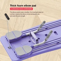 Planche de pompes multifonctionnelle pliable avec compteur, équipement d'entraînement abdominal, planche à support pliable pour usage domestique et en salle de sport