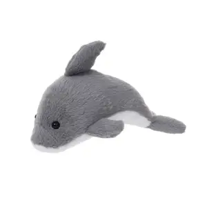Giocattolo delfino farcito grigio morbido peluche animali marini giocattoli