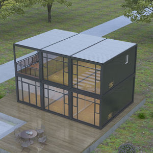 Maison conteneur préfabriquée de luxe en kit, avec salon et chambre, pour la vente en Algérie, Kerala, Porto Rico, Ouganda - Product Image 1