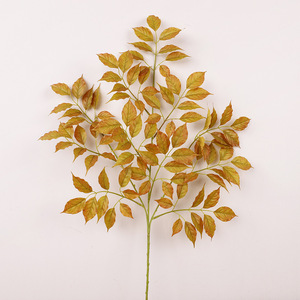 Ramas Planas y Hojas Artificiales, Vegetación Artificial de PVC, Alta Simulación, Decoración de Interiores, Accesorios para Bodas, Decoración del Hogar - Product Image 3