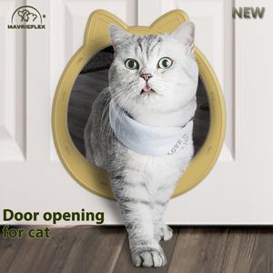 एब्स प्लास्टिक क्लासिक शैली पालतू जानवरों के लिए कुत्तों और बिल्लियों के लिए बाहरी और आंतरिक पालतू दरवाजे के गेट की आपूर्ति करता है - Product Image 3