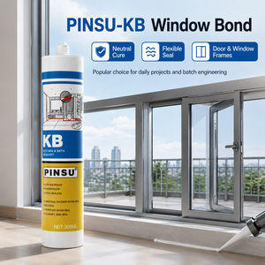 PINSU-KB - Sellador de Vidrio Resistente al Agua y al Moho, a Base de Alcohol, <span class=keywords><strong>para</strong></span> Cocina y Baño - Product Image 1