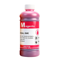 DIWEN Untuk Epson Canon HP Brother 500ML 6 Warna Tinta Printer Inkjet Hitam Magenta Kuning Cyan