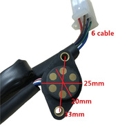 Ligne de câble de décrochage pour capteur de vitesse de moto CG125 ZJ125 GS125 pour 125cc CG 125