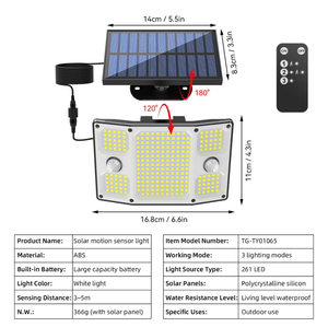 Reflector LED COB de 150W, 6000K Luz Diurna, IP65, Cuerpo de Plástico, Alto Brillo, Montaje en Superficie, Uso en Exteriores y Jardines, Certificado CE, CRI>85 - Product Image 6