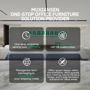 Mesa de oficina de Gerente Ejecutivo de diseño moderno de lujo, muebles de oficina ejecutivos de alto precio, escritorio MDF Boss, Material MDF suministrado en China - Product Image 5