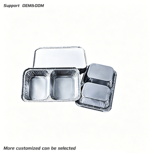 Lonchera Rectangular <span class=keywords><strong>de</strong></span> Doble Compartimento, Contenedor <span class=keywords><strong>de</strong></span> Alimentos Grande <span class=keywords><strong>de</strong></span> 290 mm para un Control <span class=keywords><strong>de</strong></span> Porciones Equilibrado y una Dieta Saludable - Product Image 1