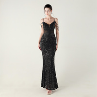 33396 #2025 nouveauté lourde perlage mi-taille paillettes sirène robe de soirée pour tapis rouge, mariage et banquet