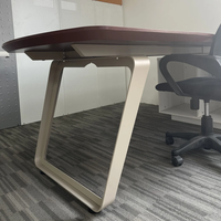 Pied de table de bureau moderne en fer pour ordinateur, idéal pour salon, vente en gros, haute qualité, Escritorio