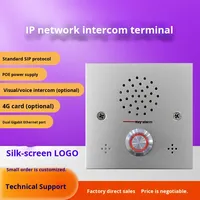 Intercomunicador de Audio y Video IP con Protocolo SIP y Alarma de un Clic para Seguridad en el Campus, Modelo 86-1, con Ranura para Tarjeta SIM 4G