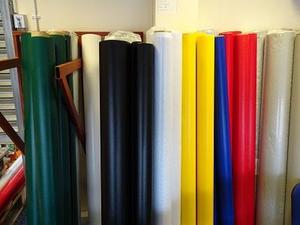PVC Tarpaulin <b>Waterproof</b> Polyester Fabric with Glossy Matte Finish UV Resistant for Tent Canopy Truck Cargo <b>Cover</b> - Product Image 5
