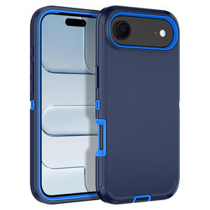 Coques de téléphone Defender robustes pour <span class=keywords><strong>iPhone</strong></span> 17 Pro Max 17 Pro 17 Air 16 15 Heavy Duty 3 couches Protection complète du corps Couverture antichoc - Product Image 2