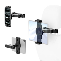 Support universel pour tablette et téléphone pour appuie-tête de voiture, rotation à 360°, fixation pour appuie-tête arrière de siège de voiture