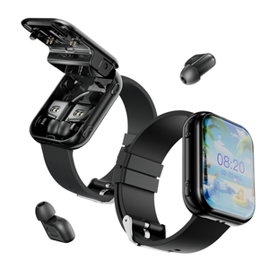 Montre intelligente avec écouteurs 1.<span class=keywords><strong>8</strong></span> pouces TWS Bluetooth Surveillance de la santé des appels Suivi de la fréquence cardiaque Modes multisports Étanche IP67 - Product Image 6