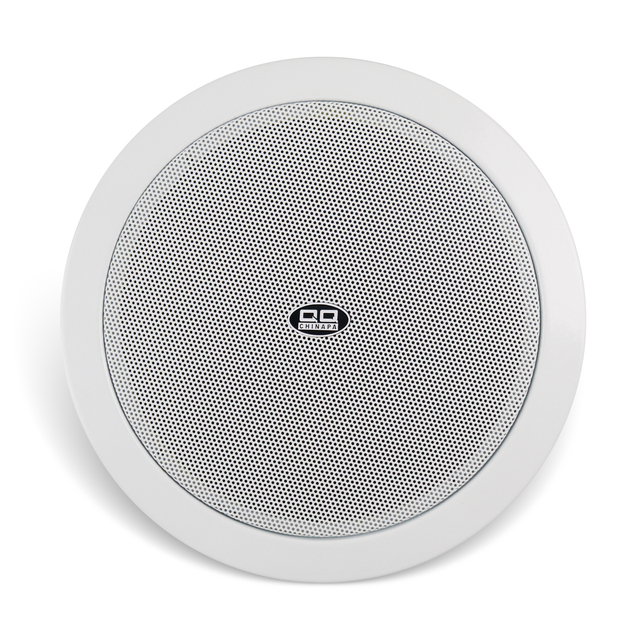 Wholesale 6 Inch Plastic Ceiling Speaker 100V 6W OEM ABS Flush Mount for PA System 170mm Cutout 10-Year Warranty