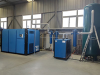 Compresseur d'air rotatif à vis industriel stationnaire PM VFD 10/15/20/25/30/40/50/60/75/100/125 HP 5/7/8/10/13/16 Bar