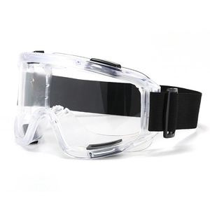 Safety Goggles Pc Lens Uv400 Protection Outdoor Sports Cycling Dust Proof <b>Large</b> <b>Frame</b> Clear Transparent - Product Image 3