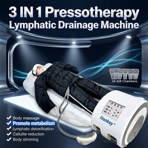 CE Certified 24 Air Bags 3 <b>in</b> 1 Body Massage Pressotherapy Machine Eye Relaxation Reduce Edema Pressotherapy Massage Machine - Product Image 1