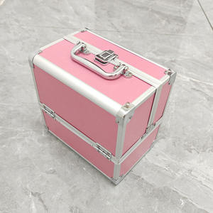 Gran oferta, multibandejas sudamericanas <span class=keywords><strong>para</strong></span> mujeres, maletín <span class=keywords><strong>de</strong></span> <span class=keywords><strong>maquillaje</strong></span> rosa <span class=keywords><strong>de</strong></span> aluminio, estuche <span class=keywords><strong>de</strong></span> belleza <span class=keywords><strong>de</strong></span> almacenamiento <span class=keywords><strong>de</strong></span> viaje profesional, <span class=keywords><strong>maquillaje</strong></span> - Product Image 1