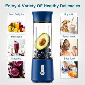 Factory Sales 500ml Cold Press Fruit Juicer Mini Handheld Electric Portable Blender USB Rechargeable Smoothie <b>Maker</b> for Sports - Product Image 5
