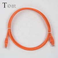 Kabel Patch Cord Jaringan UTP CAT6 TOM-CD-C6-1 1m 2m 3m 5m yang Dapat Disesuaikan dengan Jaket PVC/LSZH dan Konektor RJ45